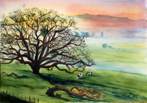 awesome-dawning-day-painting